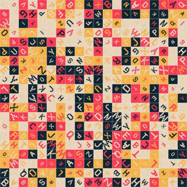 Soyut Geometrik küpler ve kareler, vektör illüstrasyon arka planı