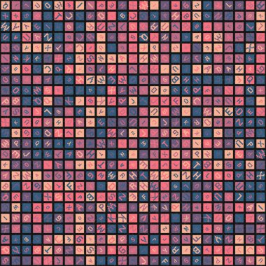 Soyut Geometrik küpler ve kareler, vektör illüstrasyon arka planı