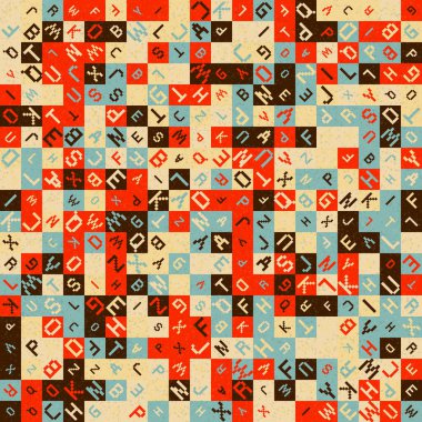 Soyut Geometrik küpler ve kareler, vektör illüstrasyon arka planı