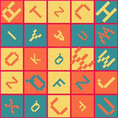 Soyut Geometrik küpler ve kareler, vektör illüstrasyon arka planı