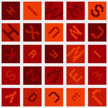 Soyut Geometrik küpler ve kareler, vektör illüstrasyon arka planı