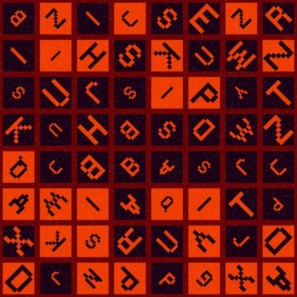 Soyut geometrik desen, üretici hesaplama vektörü çizimi