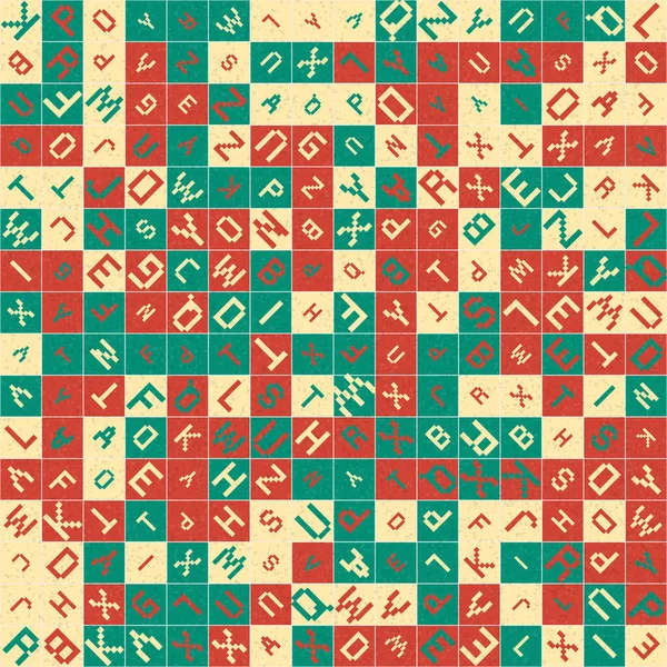 Soyut geometrik desen, üretici hesaplama vektörü çizimi