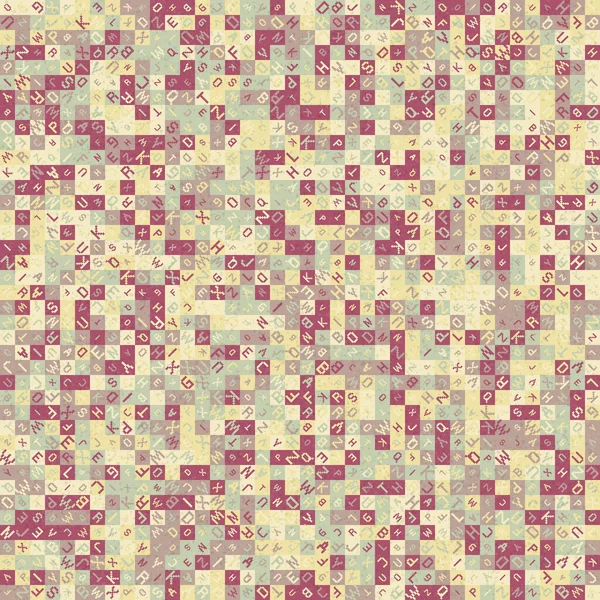 Soyut geometrik desen, üretici hesaplama vektörü çizimi