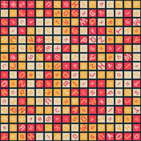 Soyut geometrik desen, üretici hesaplama vektörü çizimi