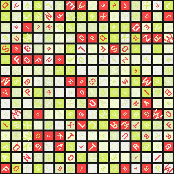 Soyut geometrik desen, üretici hesaplama vektörü çizimi