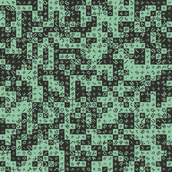 Patrón Geométrico Abstracto Ilustración Vectorial Computacional Generativa — Archivo Imágenes Vectoriales