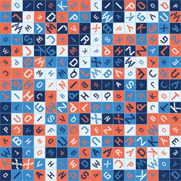 Soyut geometrik desen, üretici hesaplama vektörü çizimi