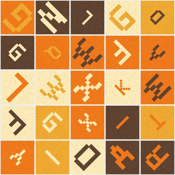 Soyut geometrik desen, üretici hesaplama vektörü çizimi