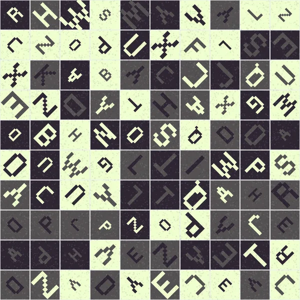 Soyut geometrik desen, üretici hesaplama vektörü çizimi