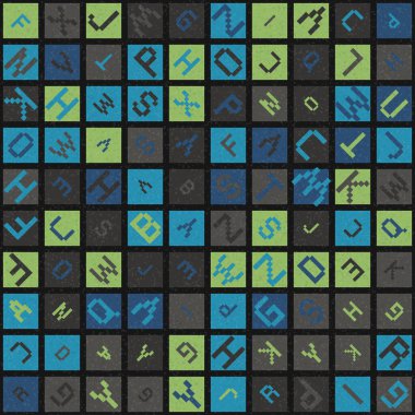 Soyut Geometrik küpler ve kareler, vektör illüstrasyon arka planı