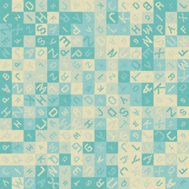 Soyut geometrik desen, üretici hesaplama vektörü çizimi