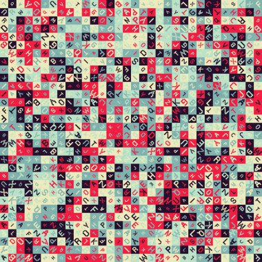 Soyut Geometrik küpler ve kareler, vektör illüstrasyon arka planı