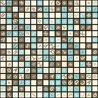 Soyut geometrik desen, üretici hesaplama vektörü çizimi