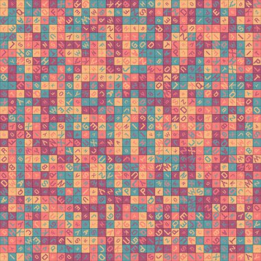 Soyut Geometrik küpler ve kareler, vektör illüstrasyon arka planı