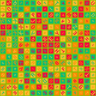 Soyut Geometrik küpler ve kareler, vektör illüstrasyon arka planı