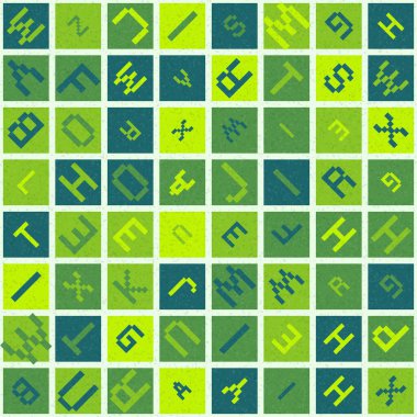 Soyut Geometrik küpler ve kareler, vektör illüstrasyon arka planı