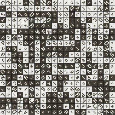 Soyut Geometrik küpler ve kareler, vektör illüstrasyon arka planı