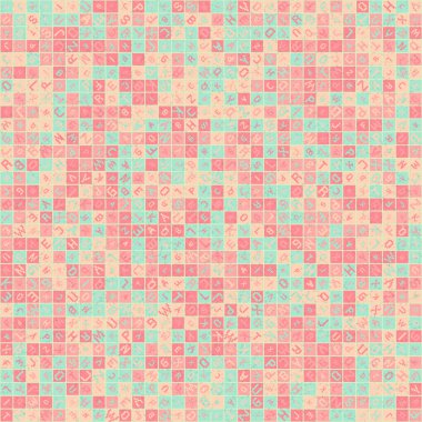 Soyut Geometrik küpler ve kareler, vektör illüstrasyon arka planı