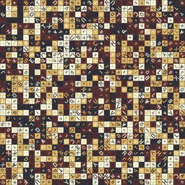 Soyut Geometrik küpler ve kareler, vektör illüstrasyon arka planı