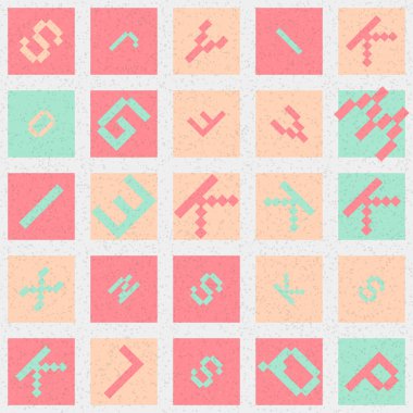 Soyut Geometrik küpler ve kareler, vektör illüstrasyon arka planı