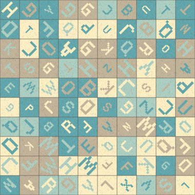 Soyut Geometrik küpler ve kareler, vektör illüstrasyon arka planı