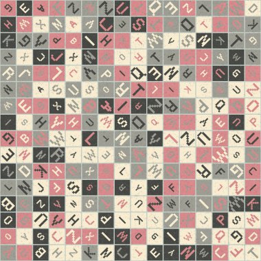 Soyut Geometrik küpler ve kareler, vektör illüstrasyon arka planı