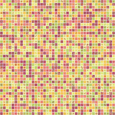 Soyut Geometrik küpler ve kareler, vektör illüstrasyon arka planı