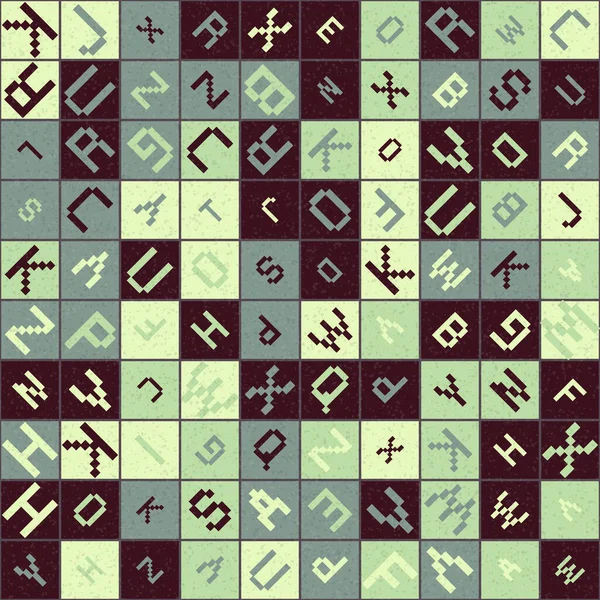 Abstrakcyjne Kostki Kwadraty Geometryczne Tło Ilustracji Wektorowej — Wektor stockowy