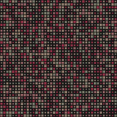 Soyut Geometrik Desen, üretken hesaplama sanatı, vektör illüstrasyonu  