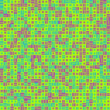 Soyut geometrik desen, üretken hesaplama sanatı