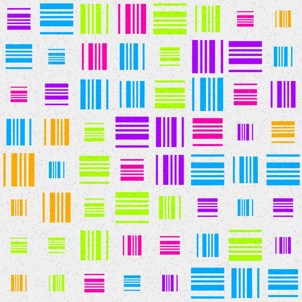 Abstraktes Geometrisches Muster Generative Computerkunst Vektorillustration — Stockvektor