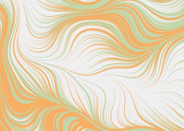 Dalgalı çizgileri olan soyut geometrik desen