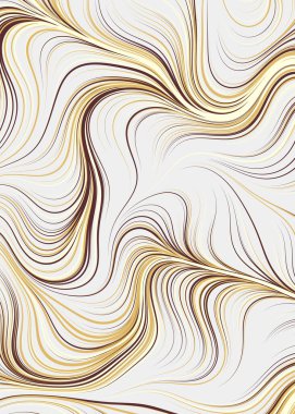 Dalgalı çizgileri olan soyut geometrik desen