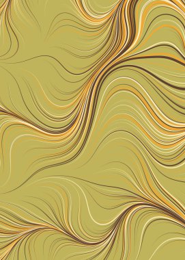 Dalgalı çizgileri olan soyut geometrik desen