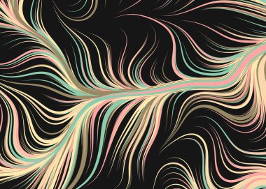 Soyut Perlin Gürültüsü Geometrik Desen vektör çizimi