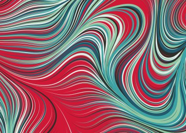 Soyut Perlin Gürültüsü Geometrik Desen vektör çizimi