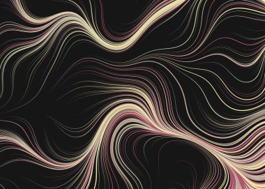 Soyut Perlin Gürültüsü Geometrik Desensel hesaplama sanatı, vektör illüstrasyonu