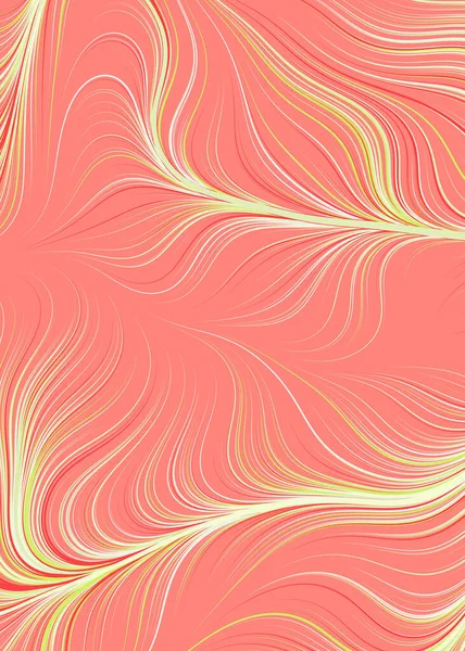 Dalgalı çizgileri olan soyut geometrik desen