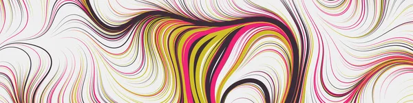 Dalgalı çizgileri olan soyut geometrik desen