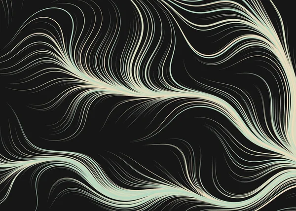 Dalgalı çizgileri olan soyut geometrik desen