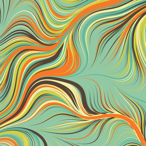 Dalgalı çizgileri olan soyut geometrik desen