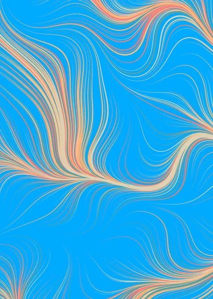 波状線の幾何学模様 — ストックベクタ