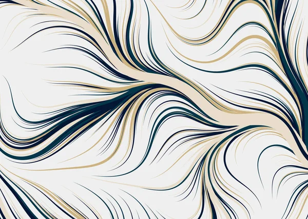 Modèle Géométrique Abstrait Avec Des Lignes Ondulées — Image vectorielle