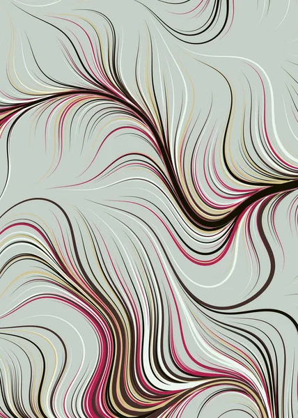 Dalgalı çizgileri olan soyut geometrik desen