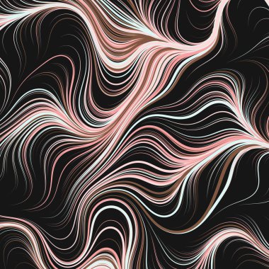 Soyut Perlin Gürültüsü Geometrik Desen vektör çizimi