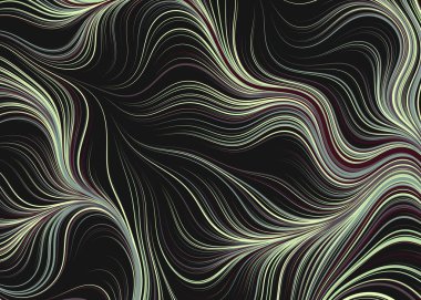 Soyut Perlin Gürültüsü Geometrik Desensel hesaplama sanatı, vektör illüstrasyonu