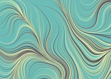 Soyut Perlin Gürültüsü Geometrik Desensel hesaplama sanatı, vektör illüstrasyonu