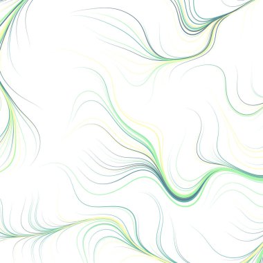 Dalgalı çizgileri olan soyut geometrik desen