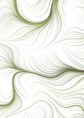 Dalgalı çizgileri olan soyut geometrik desen